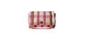 Bolso Tweed Rayas Rosa