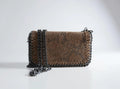 Bolso Cadena Piel Marrón