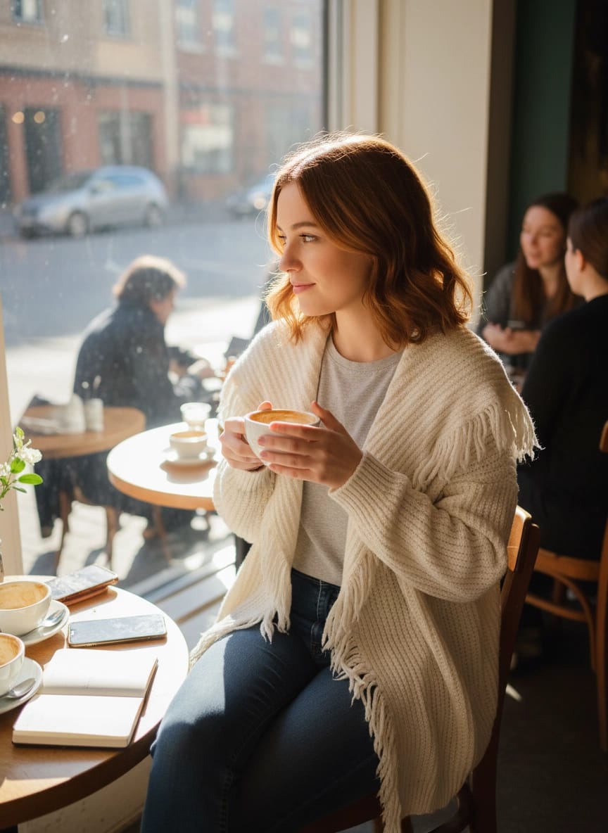 Chaqueta Oversize color crudo